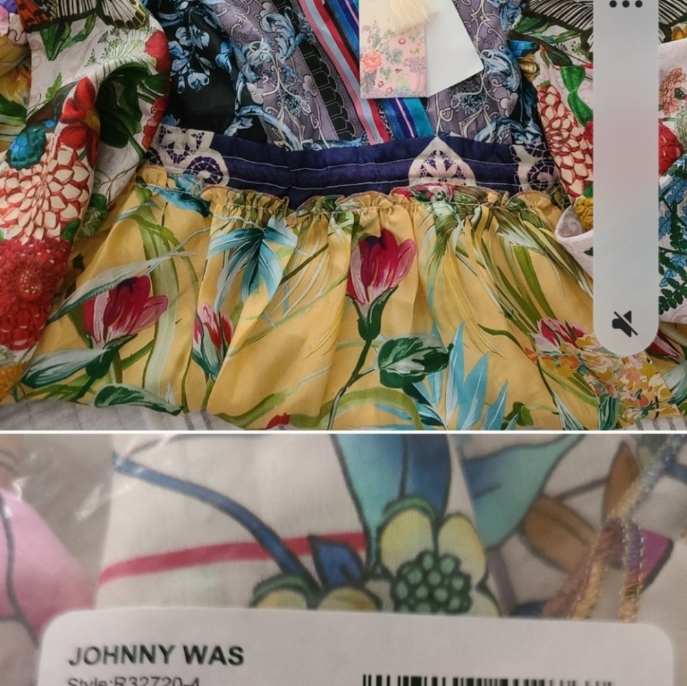 Johnny was silk Dari dress size S NWT - Picture 3 of 3